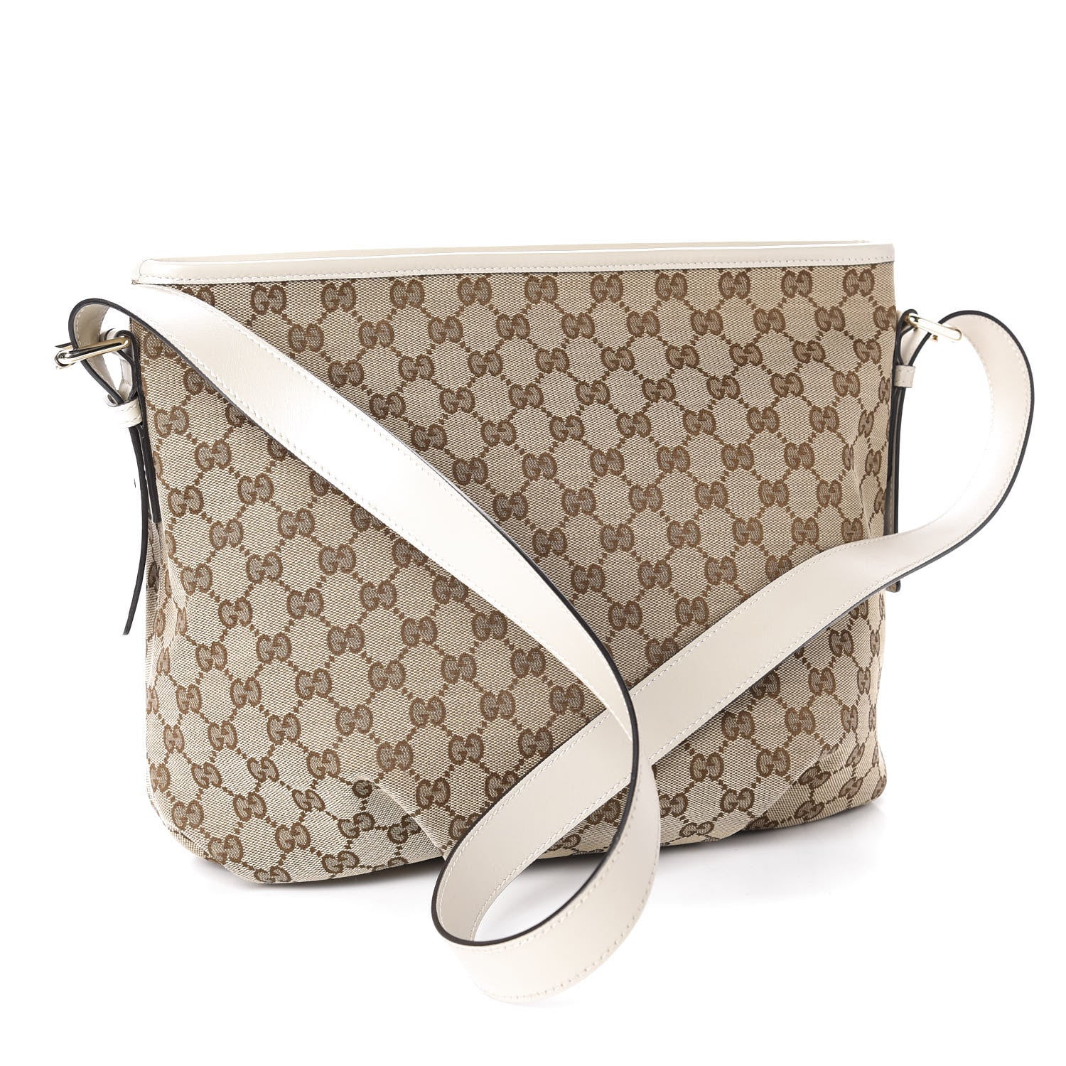 Gucci Monogram Messenger Bag Off White 3 of 11