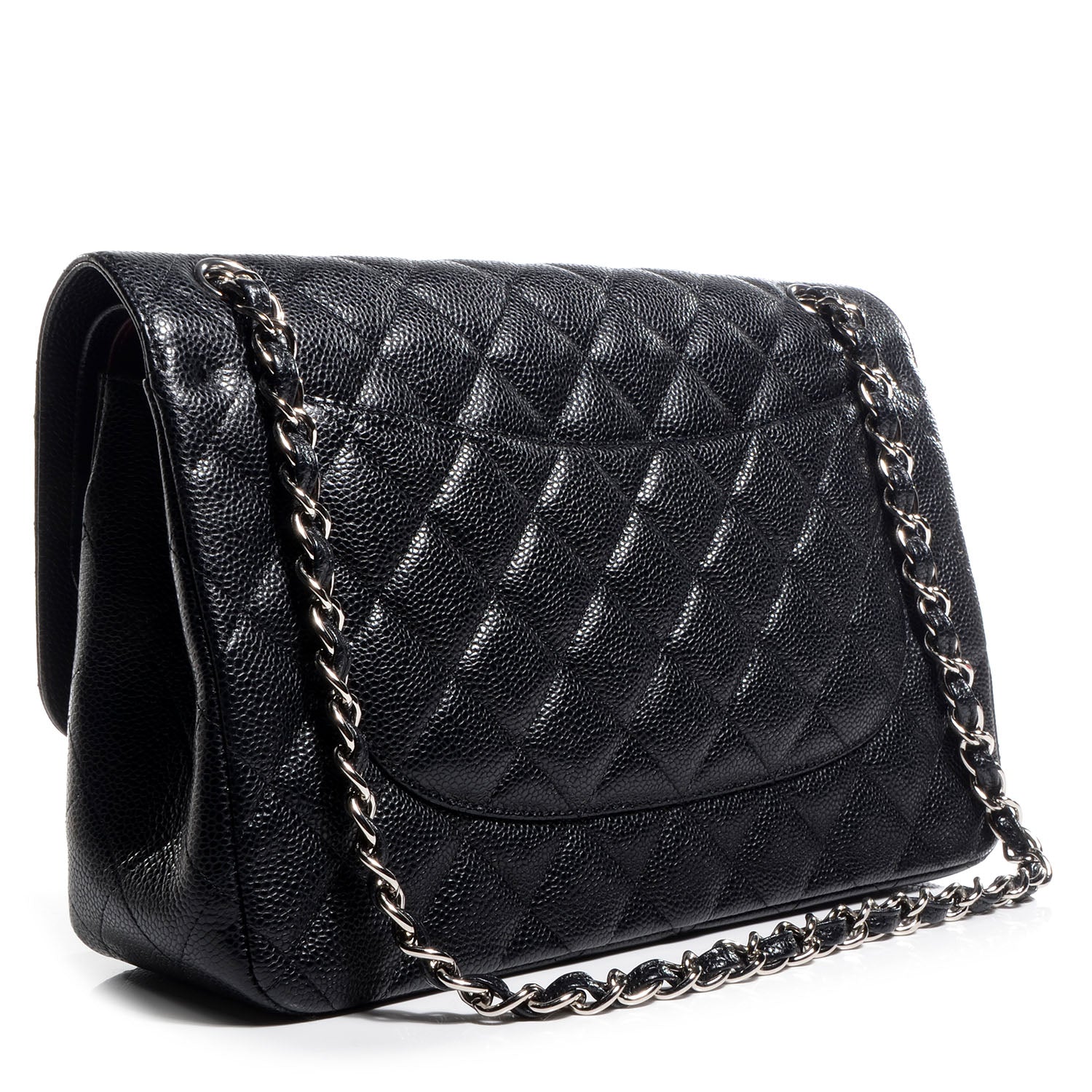 Chanel Caviar Jumbo Double Flap Black 3 of 9