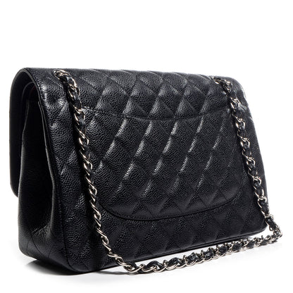 Chanel Caviar Jumbo Double Flap Black 3 of 9