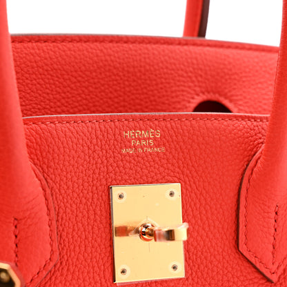 Hermes Togo Birkin 30 Capucine 7 of 11