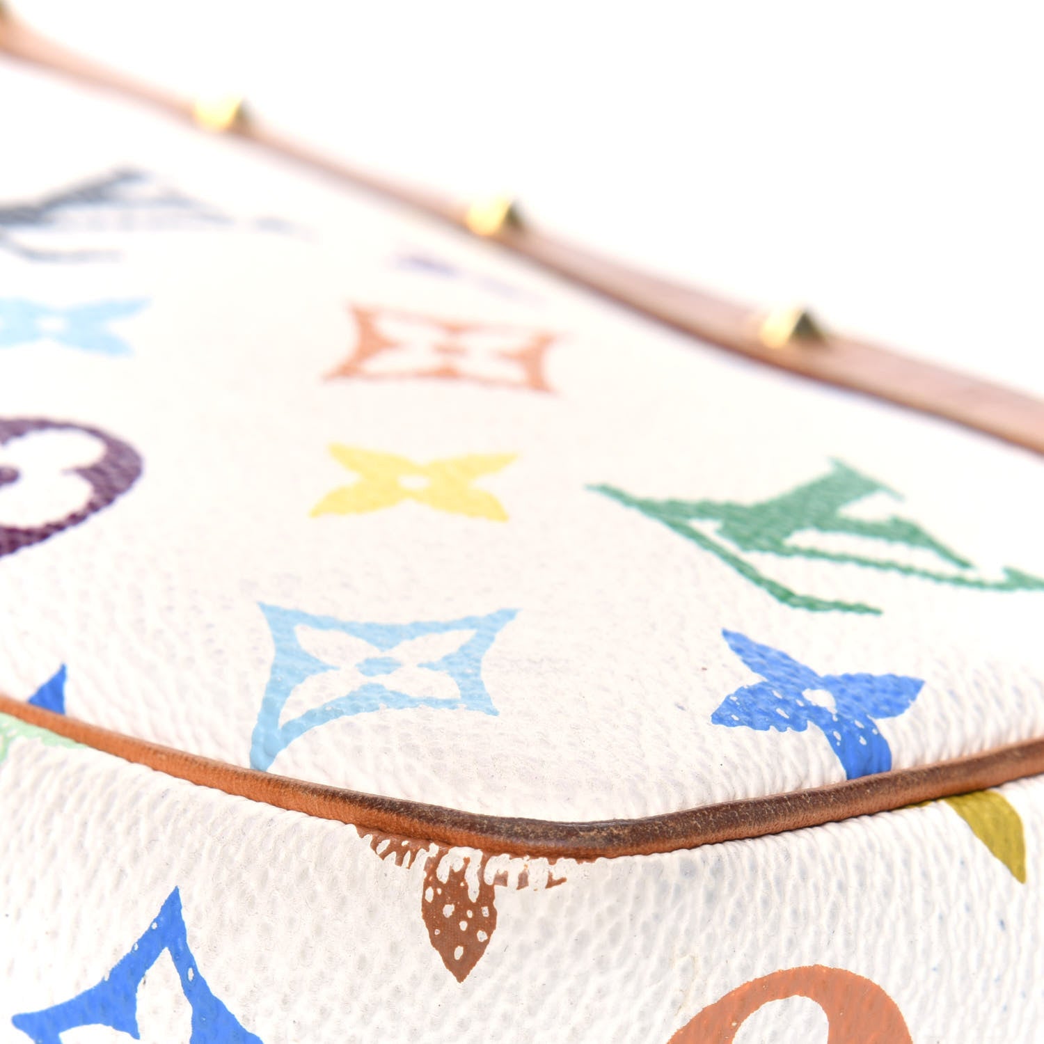 Louis Vuitton Monogram Multicolor Pochette Accessories White 7 of 13