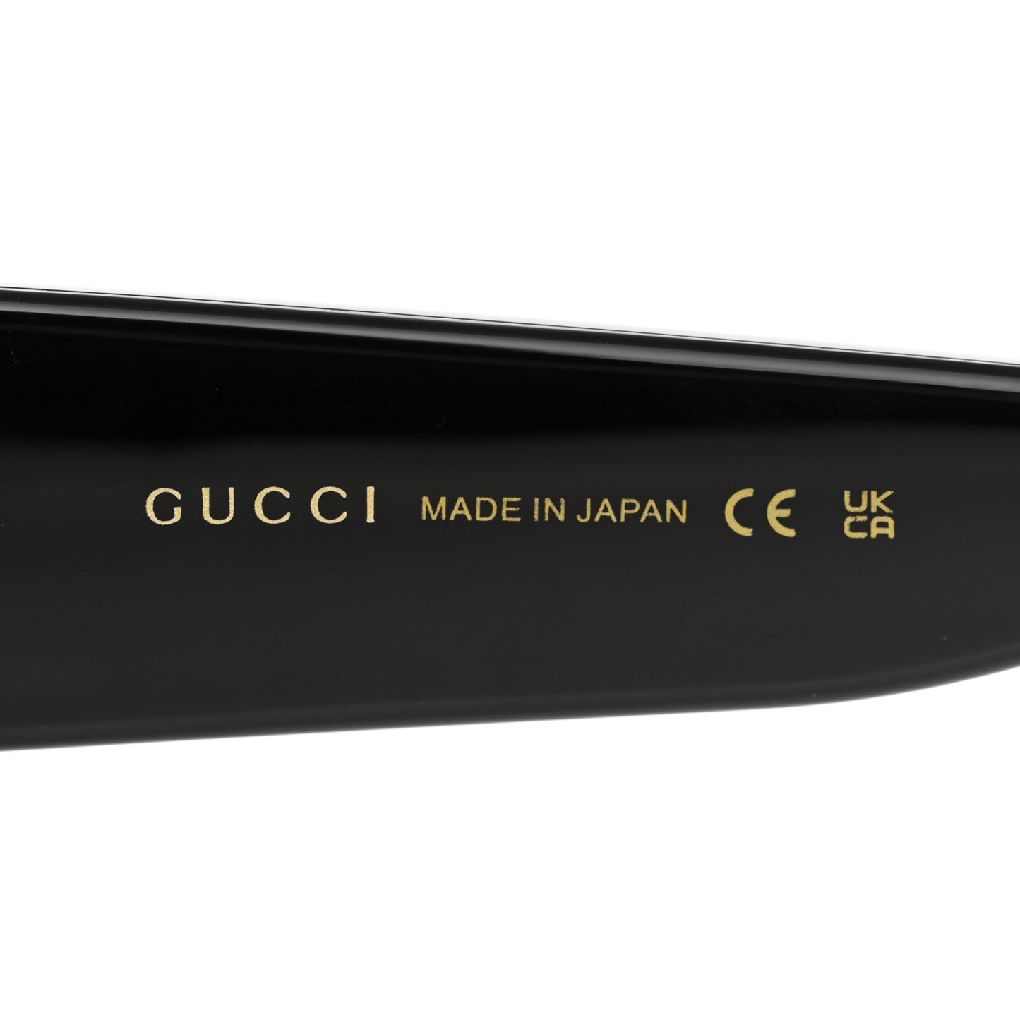 Acetate Square Frame Sunglasses GG0142SAN Black