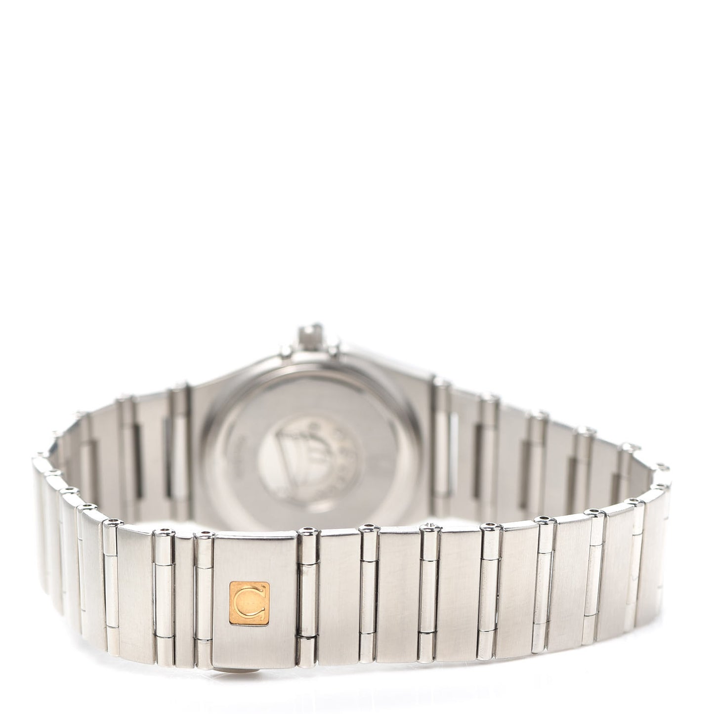 Stainless Steel Diamond Bezel Mother of Pearl 23mm Constellation Quartz Watch Pink 1466.63