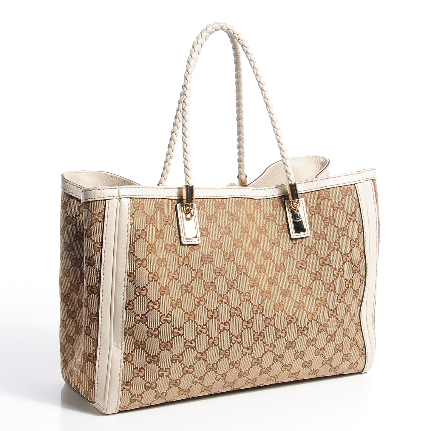 Monogram Medium Bella Tote Off White