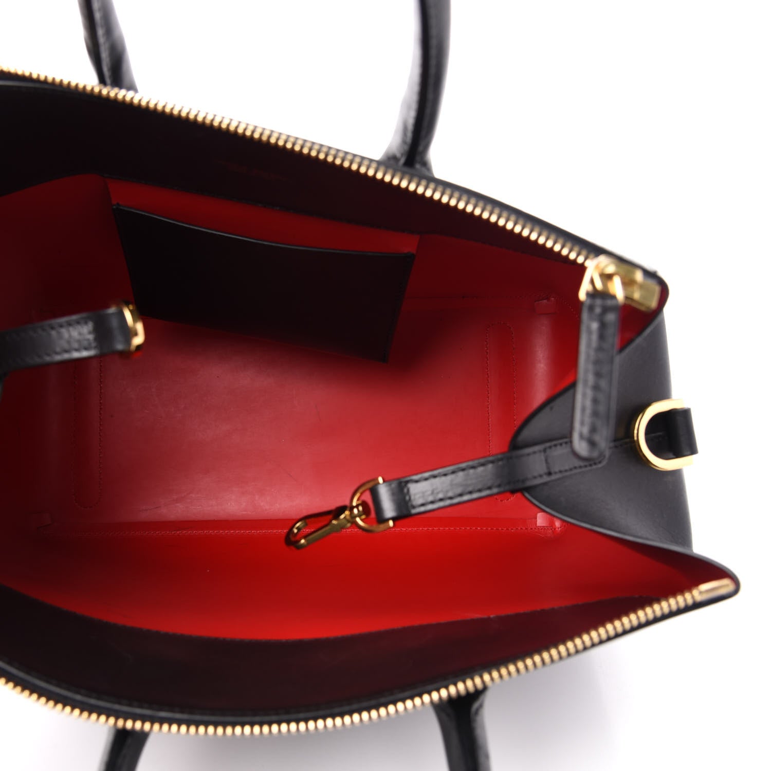Mansur Gavriel Calfskin Mini Travel Crossbody Bag Black Flamma 5 of 9