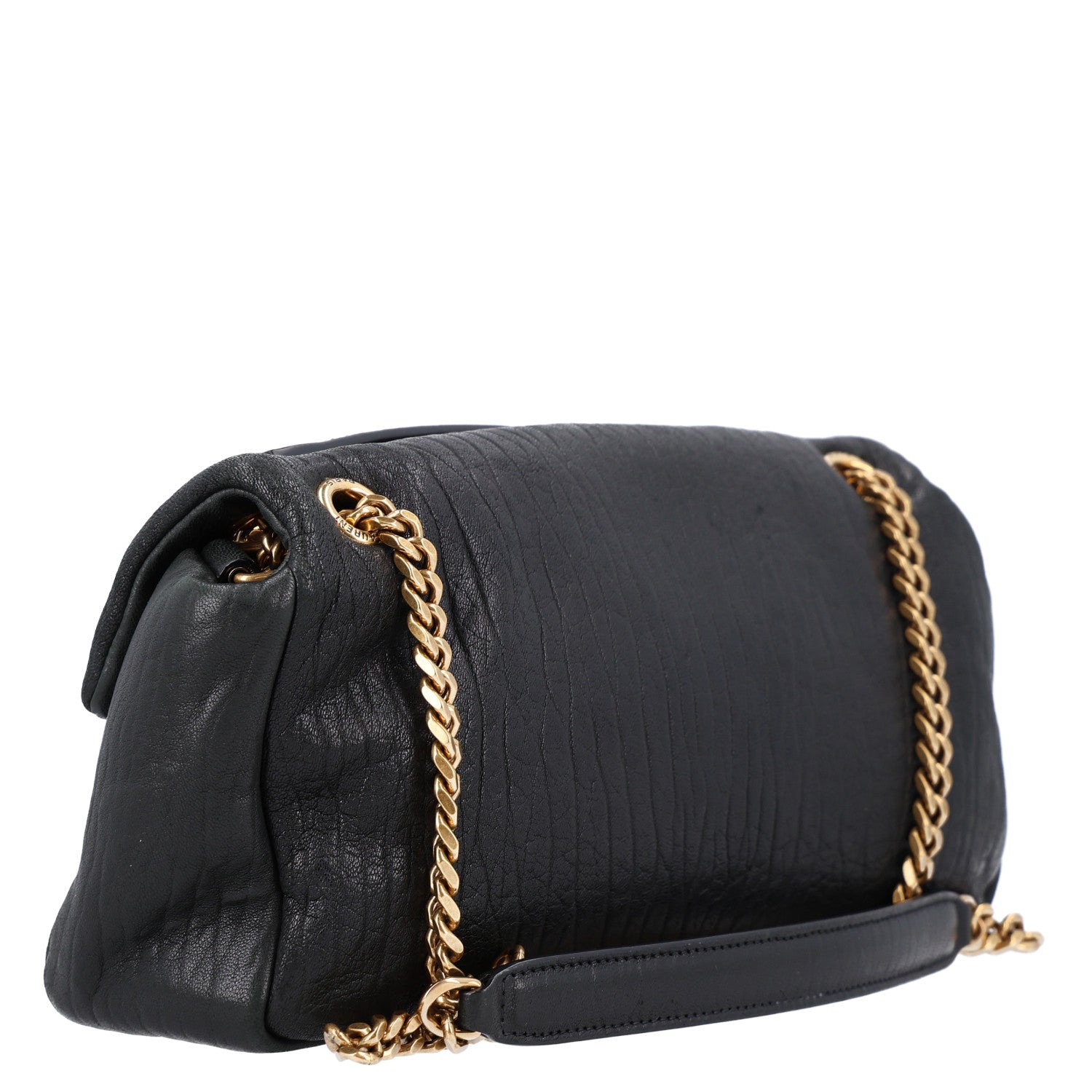 Saint Laurent Plunged Lambskin Calypso Black 4 of 11