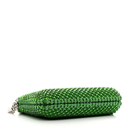 Stella McCartney Mesh Crystal Mini Falabella Crossbody Bag Green 4 of 11