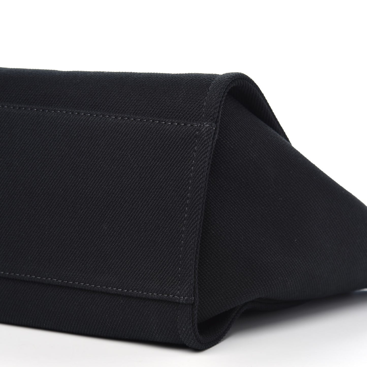 Canvas Pearl Medium Deauville Tote Black