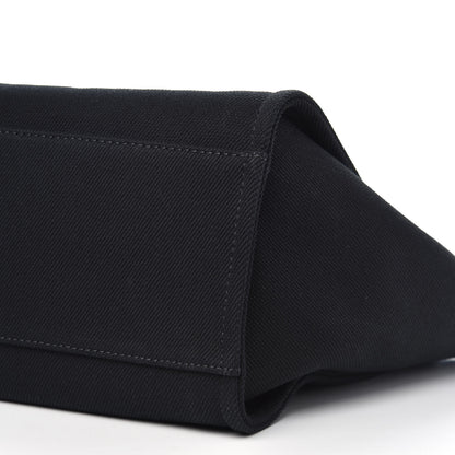 Chanel Canvas Pearl Medium Deauville Tote Black 9 of 10