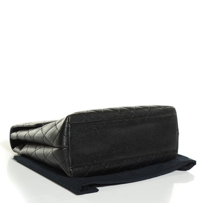 Chanel Caviar Quilted Jumbo Kelly Flap Black 3 of 8