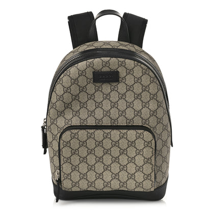 Gucci GG Supreme Monogram Small Eden Day Backpack Black 1 of 9