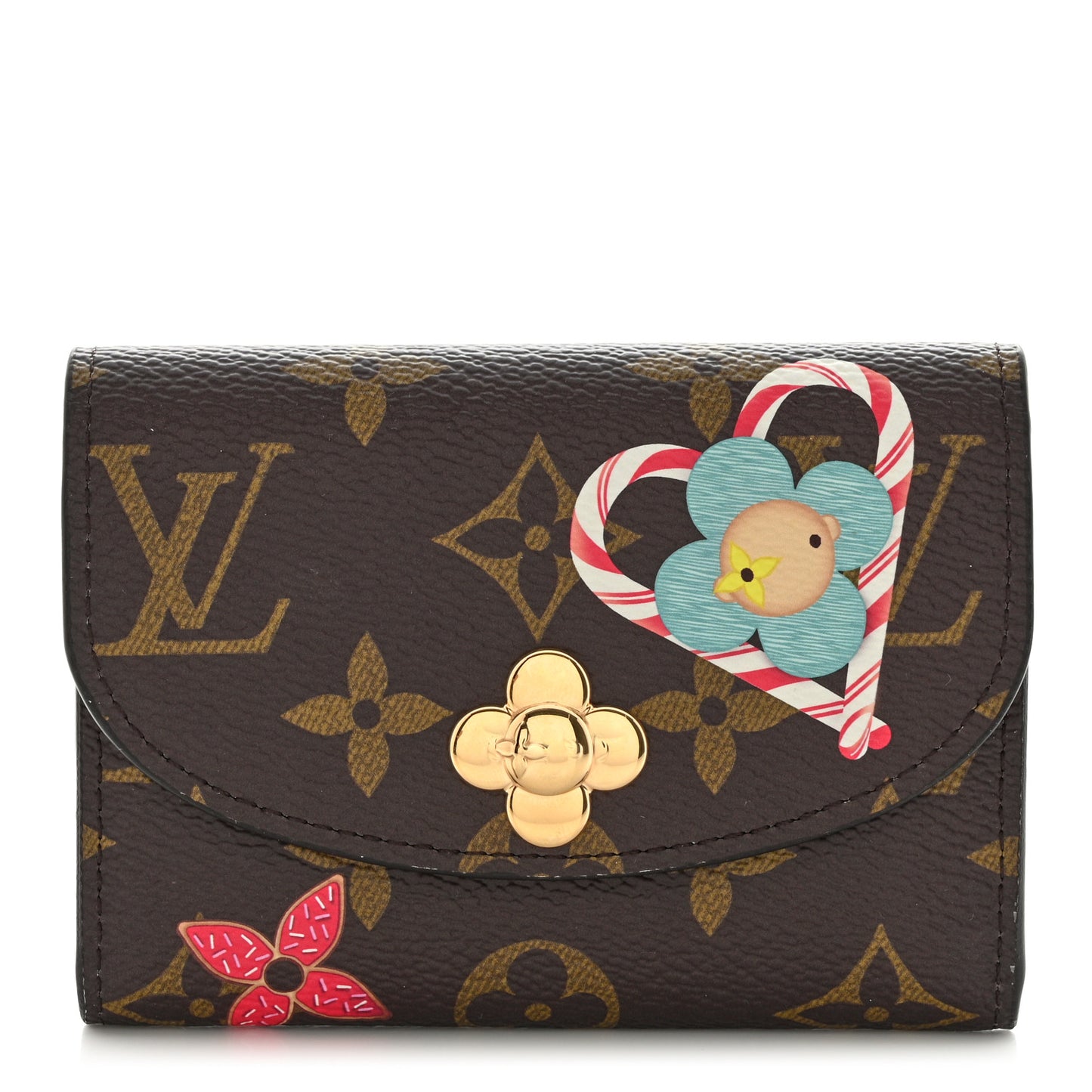 Monogram 2024 Christmas Animation Candy Factory Rosalie Coin Purse Candy Red