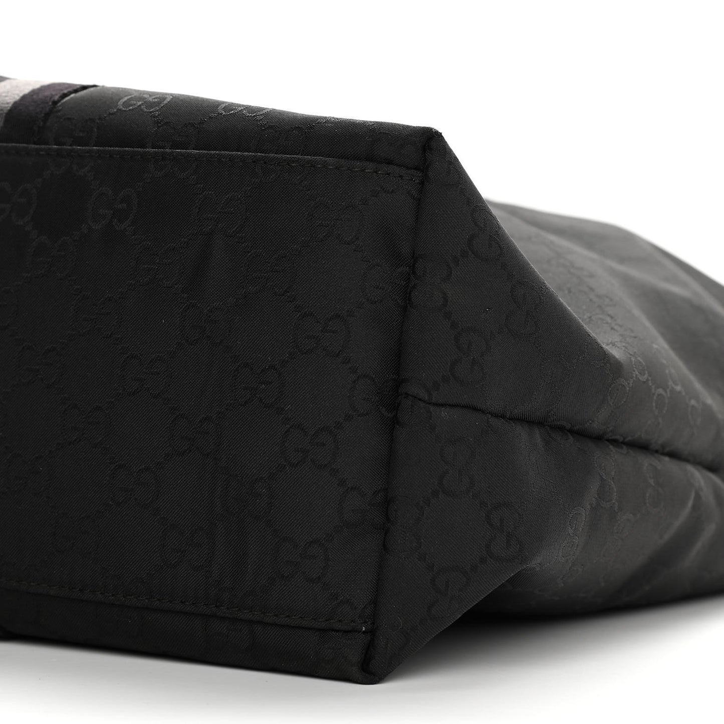 Nylon Monogram Tote Black