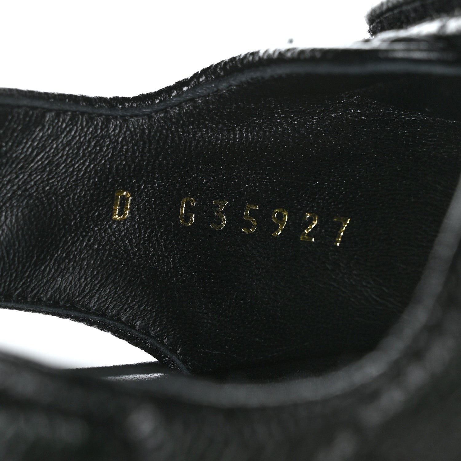 Chanel Grained Calfskin Velcro Dad Sandals 37.5 Black 6 of 9