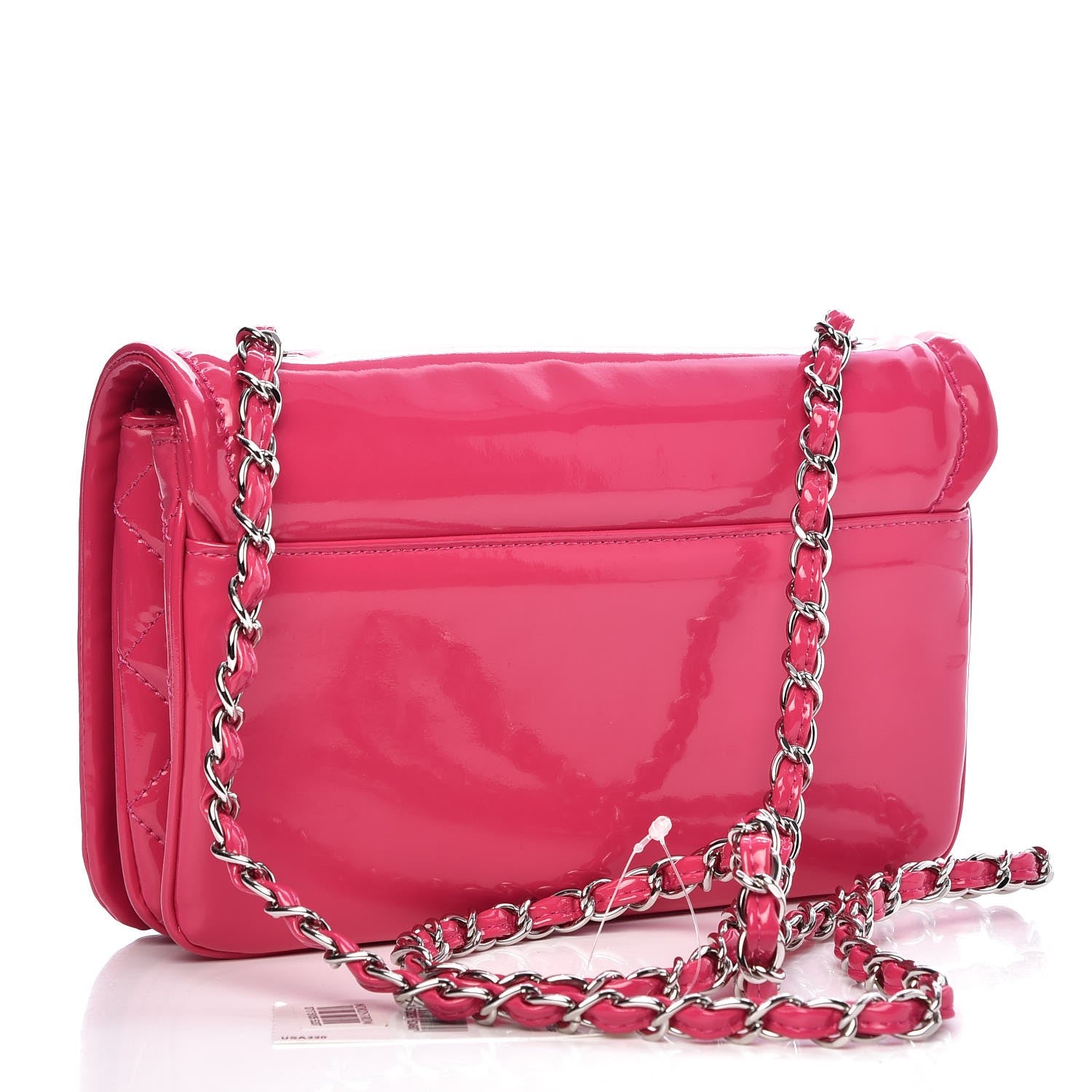 Chanel Vinyl Small Lipstick Flap Fuchsia 3 of 8