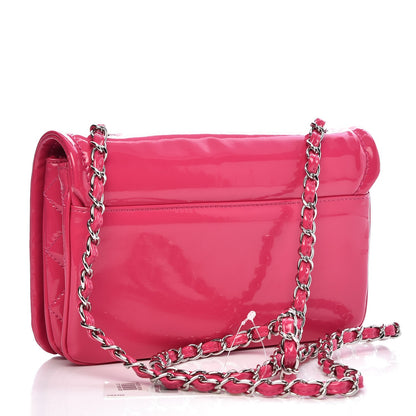 Chanel Vinyl Small Lipstick Flap Fuchsia 3 of 8