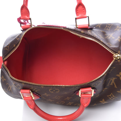 Louis Vuitton Monogram Totem Speedy 30 Flamingo 5 of 7
