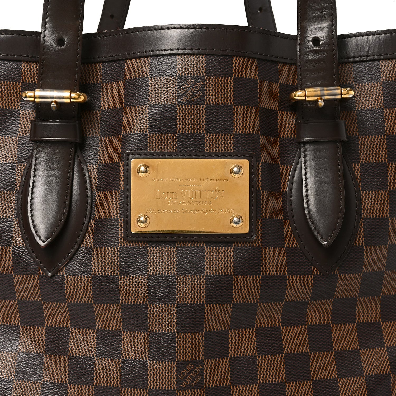 Louis Vuitton Damier Ebene Hampstead MM 6 of 9