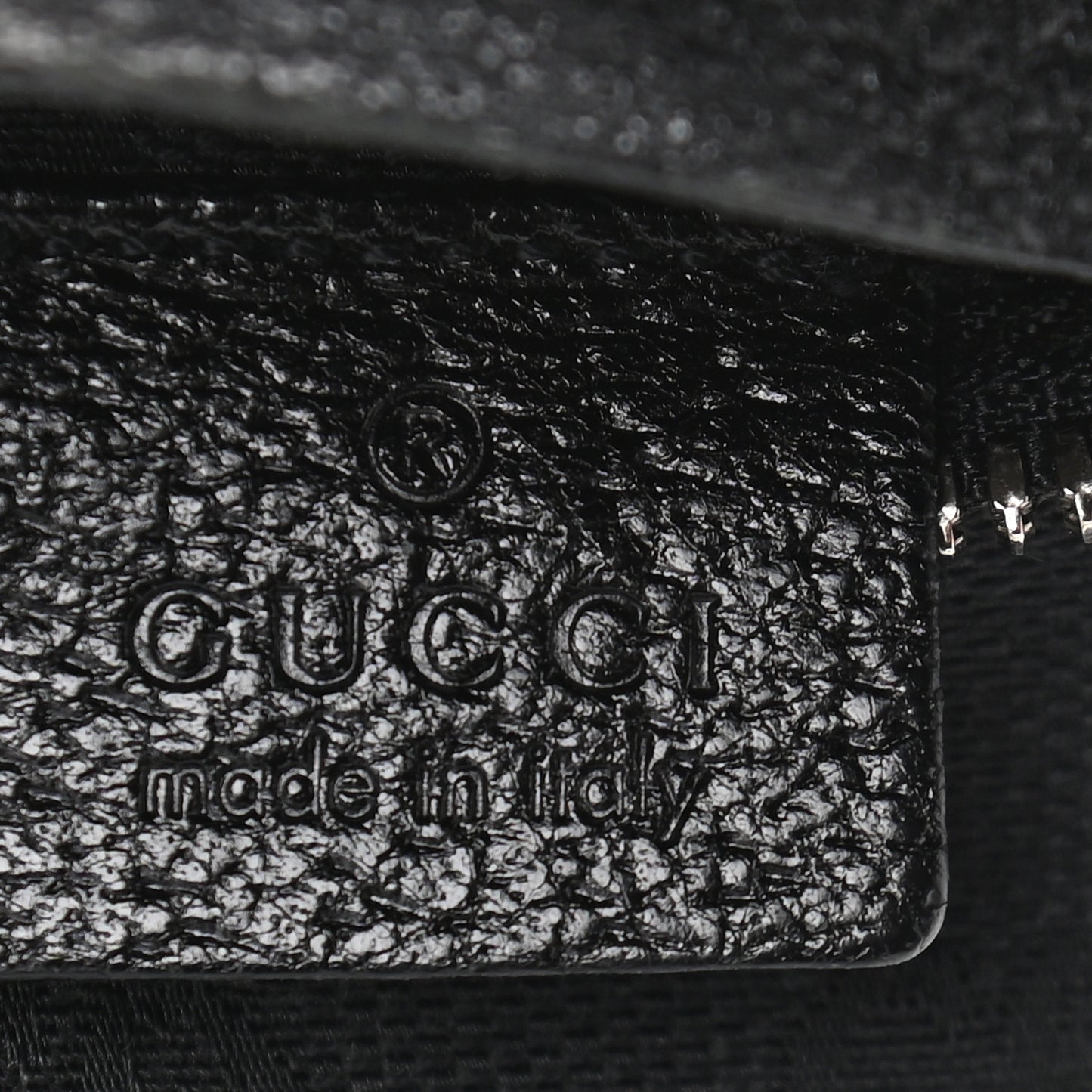 GG Monogram Double Pocket Belt Bag Black