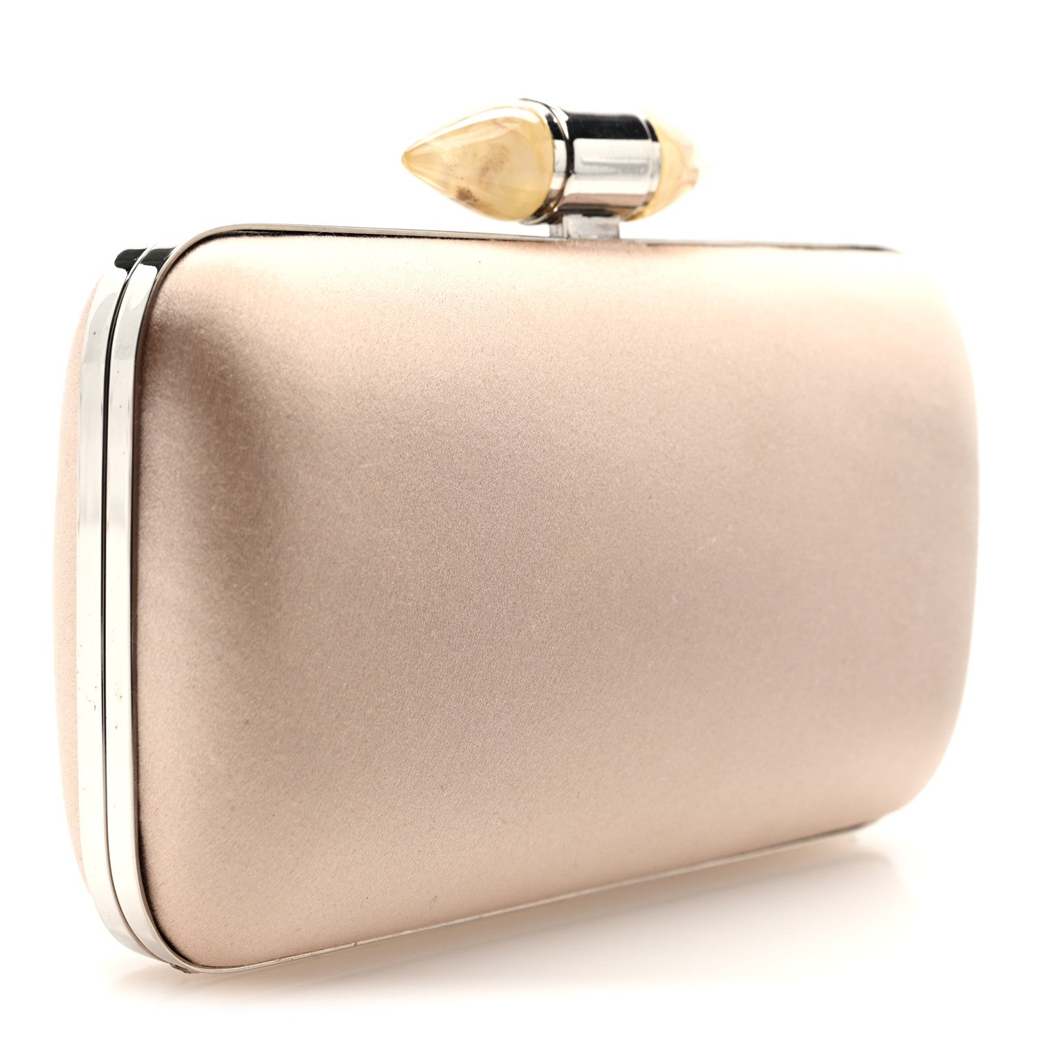 Givenchy Satin Resin Clutch Beige 3 of 9