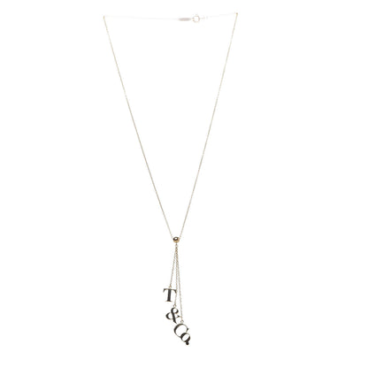 Tiffany 18K Yellow Gold T Lariat Necklace 3 of 6