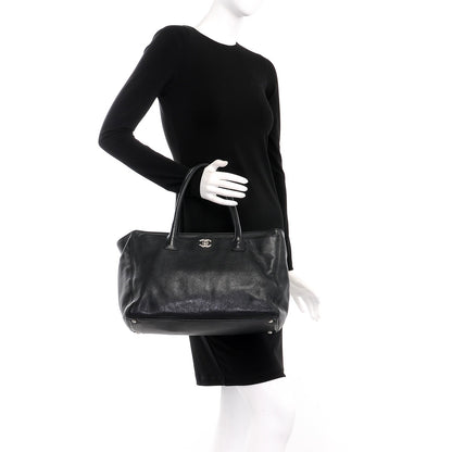 Chanel Calfskin Cerf Executive Shopper Tote Black 11 of 19