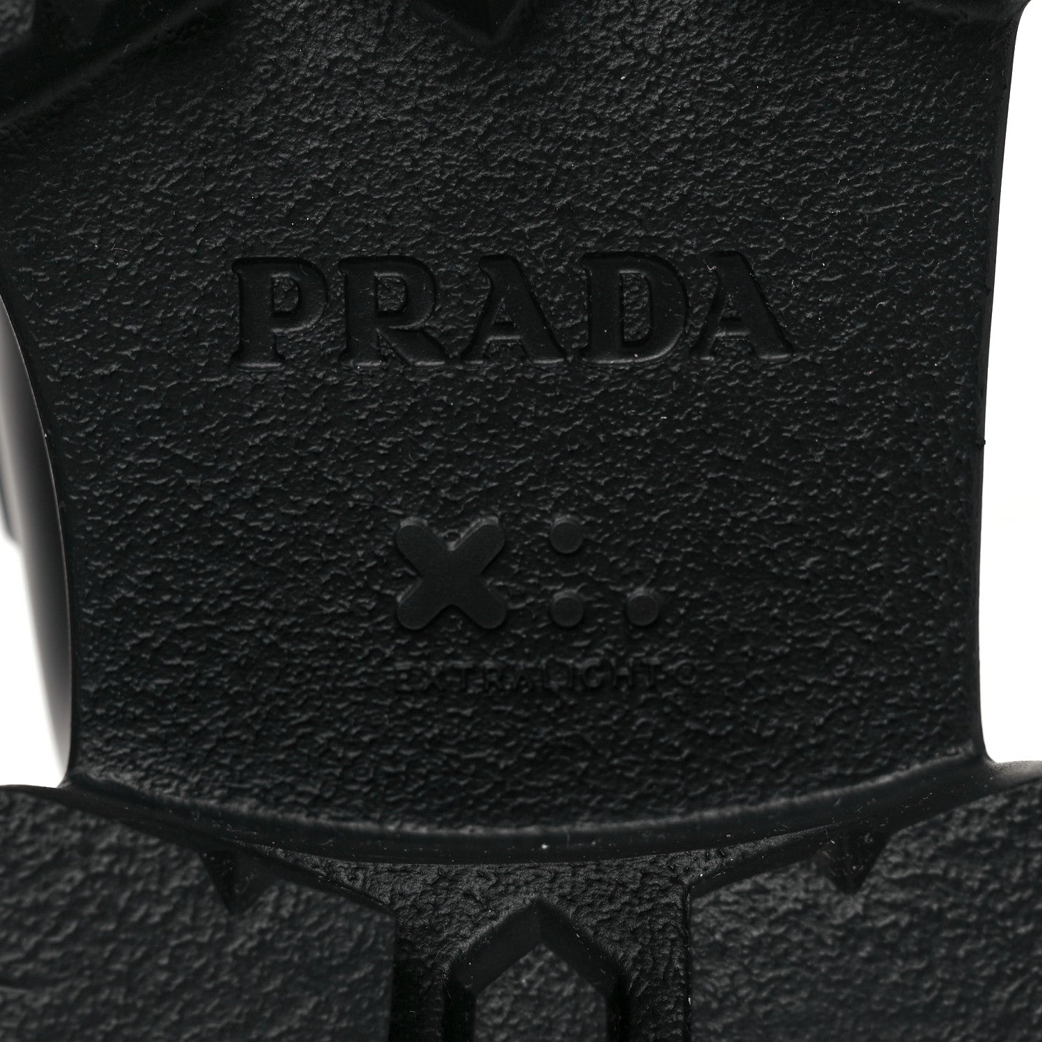 Prada Spazzolato Rois Metal Triangle Logo Monolith 55mm Loafers 38 Black 7 of 10