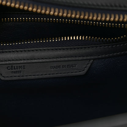 Celine Smooth Calfskin Striped Canvas Micro Luggage 7 of 15