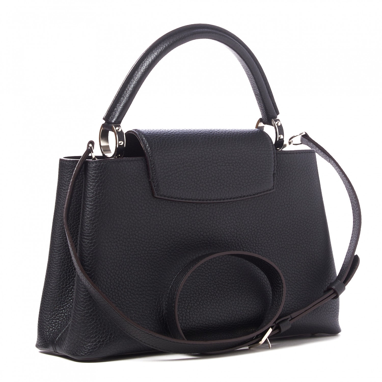 Louis Vuitton Taurillon Capucines PM Black 3 of 10