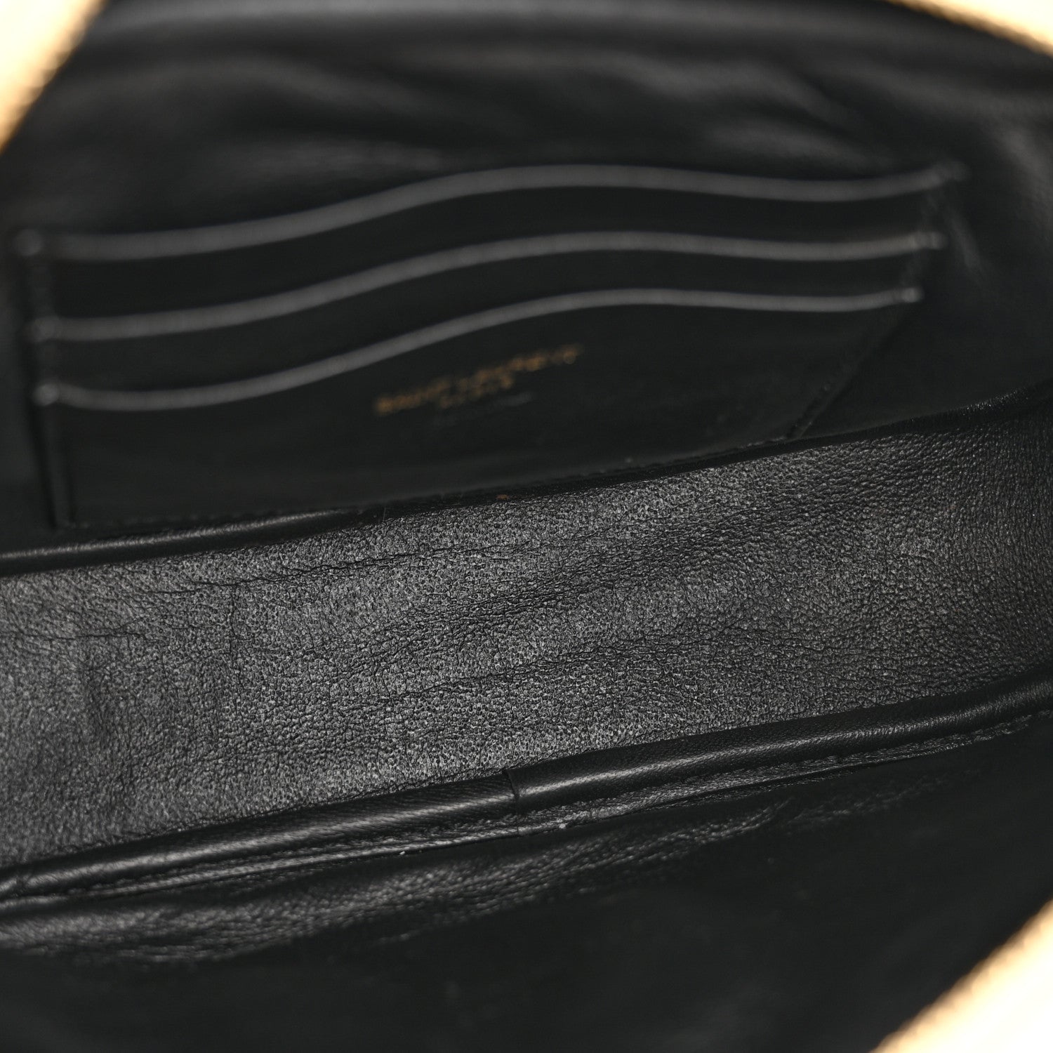 Saint Laurent Calfskin Matelasse Monogram Mini Lou Camera Bag Crema Soft 5 of 14
