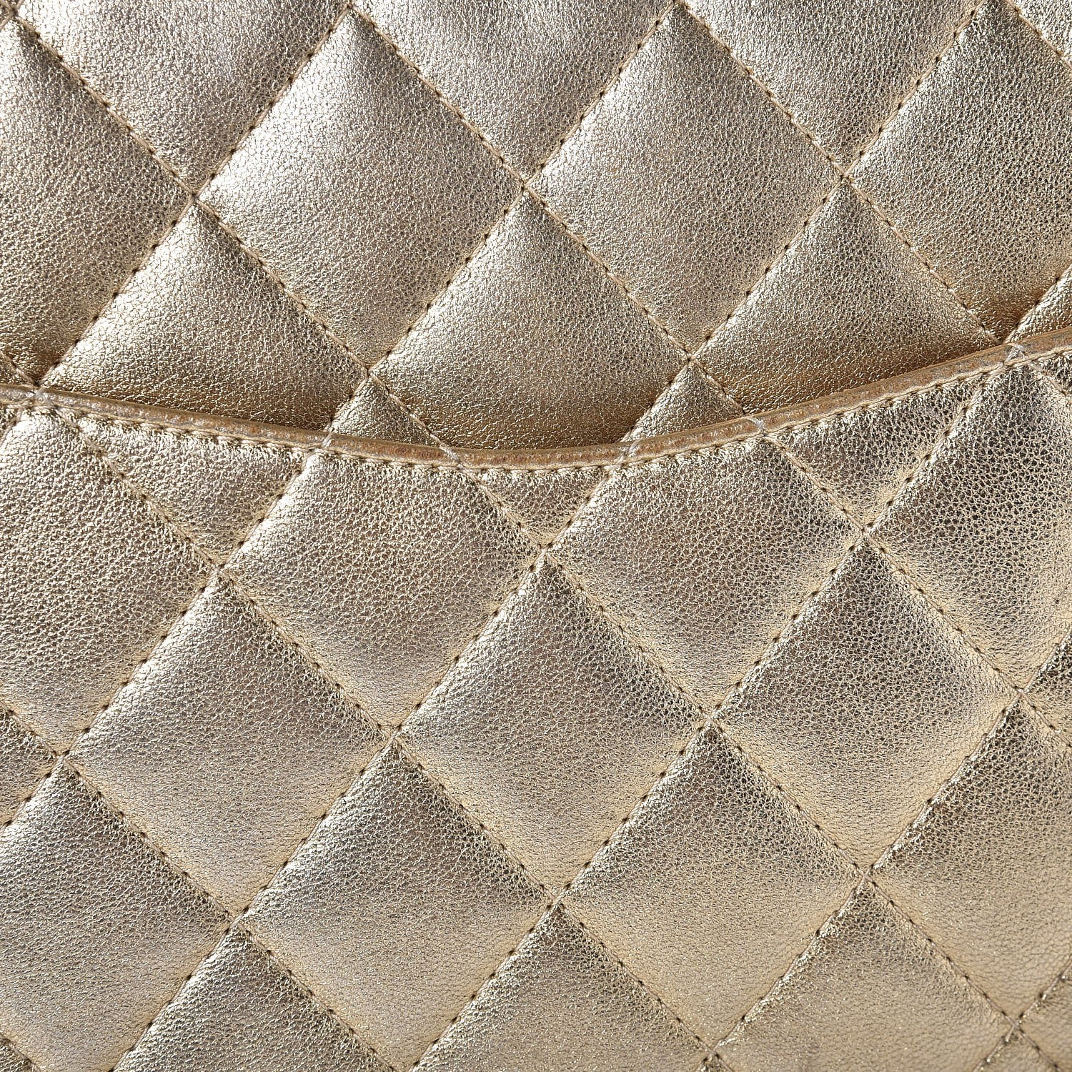 Chanel Metallic Lambskin Quilted 2.55 Reissue 227 Flap Gold 12 of 13
