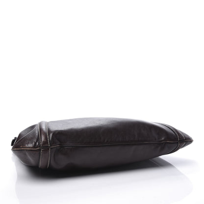 Gucci Calfskin Medium Britt Hobo Dark Brown 3 of 10
