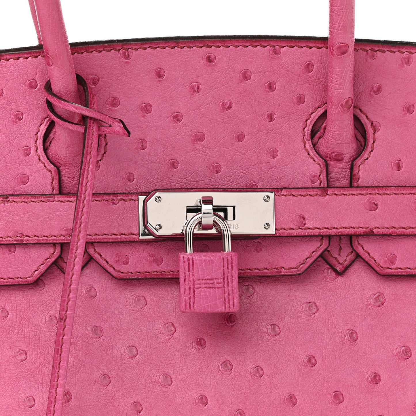Ostrich Birkin 30 Fuchsia