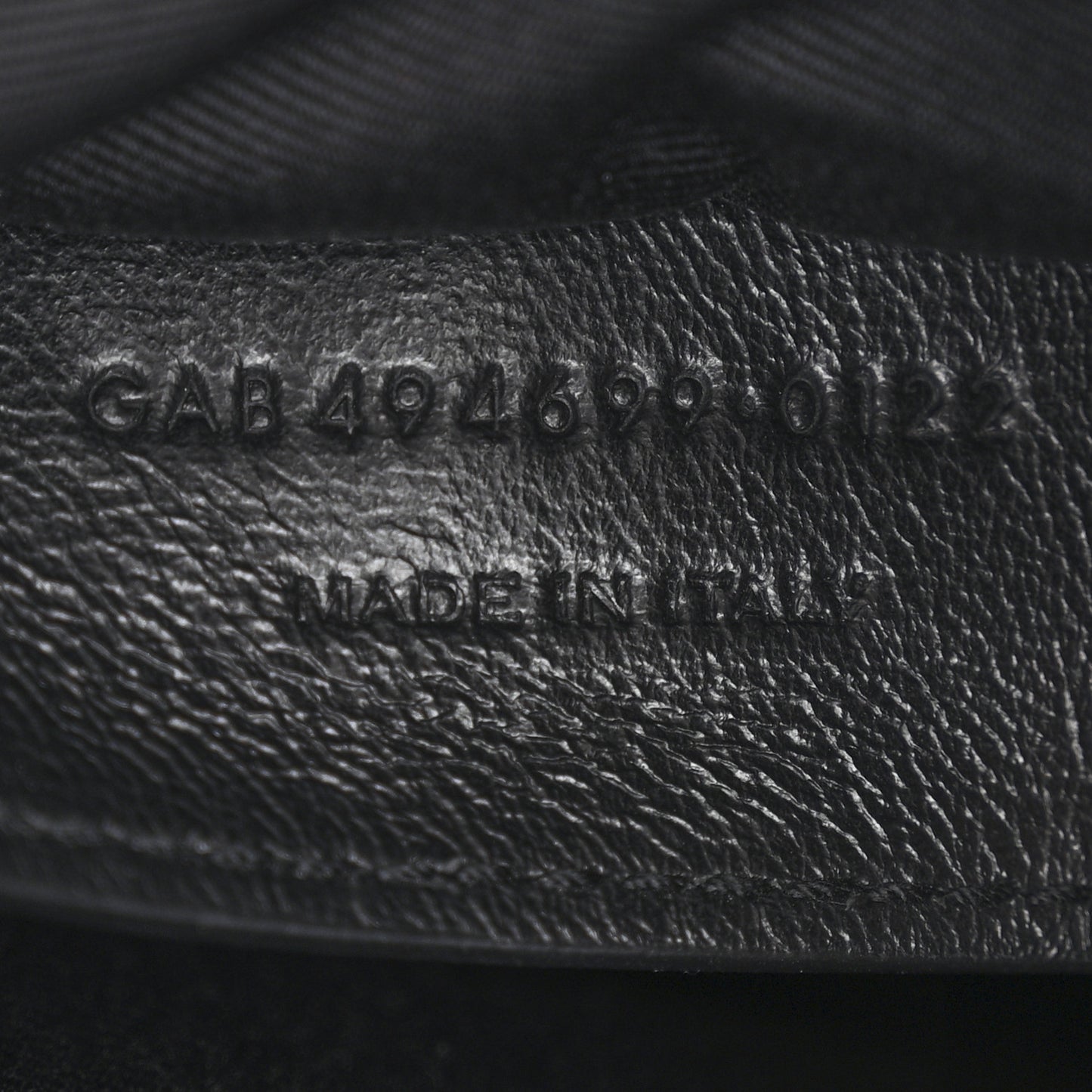 Calfskin Y Quilted Monogram Monochrome Small Loulou Chain Satchel Black