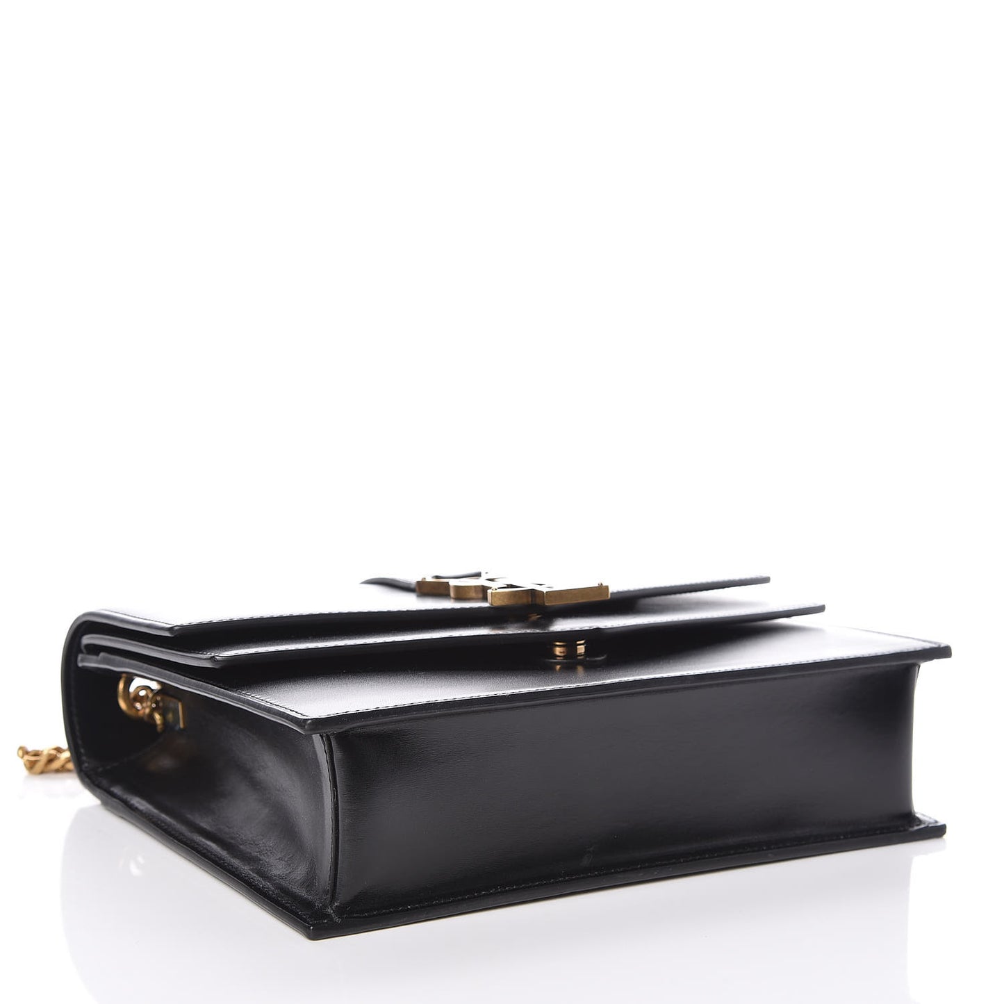Smooth Calfskin Monogram Medium Sulpice Shoulder Bag Black