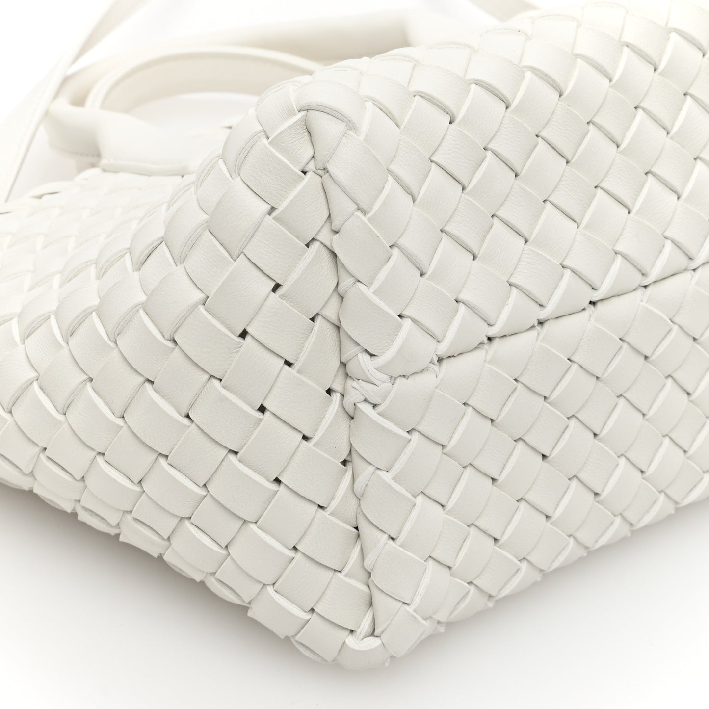 Nappa Intrecciato Mini Cabat White