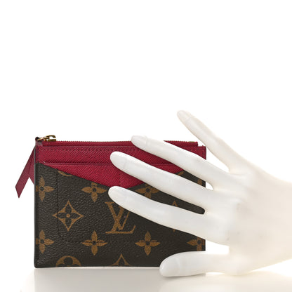 Louis Vuitton Monogram Zipped Card Holder Fuchsia 2 of 10
