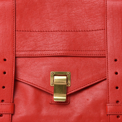 Proenza Schouler Lambskin Medium PS1 Satchel Red 12 of 12