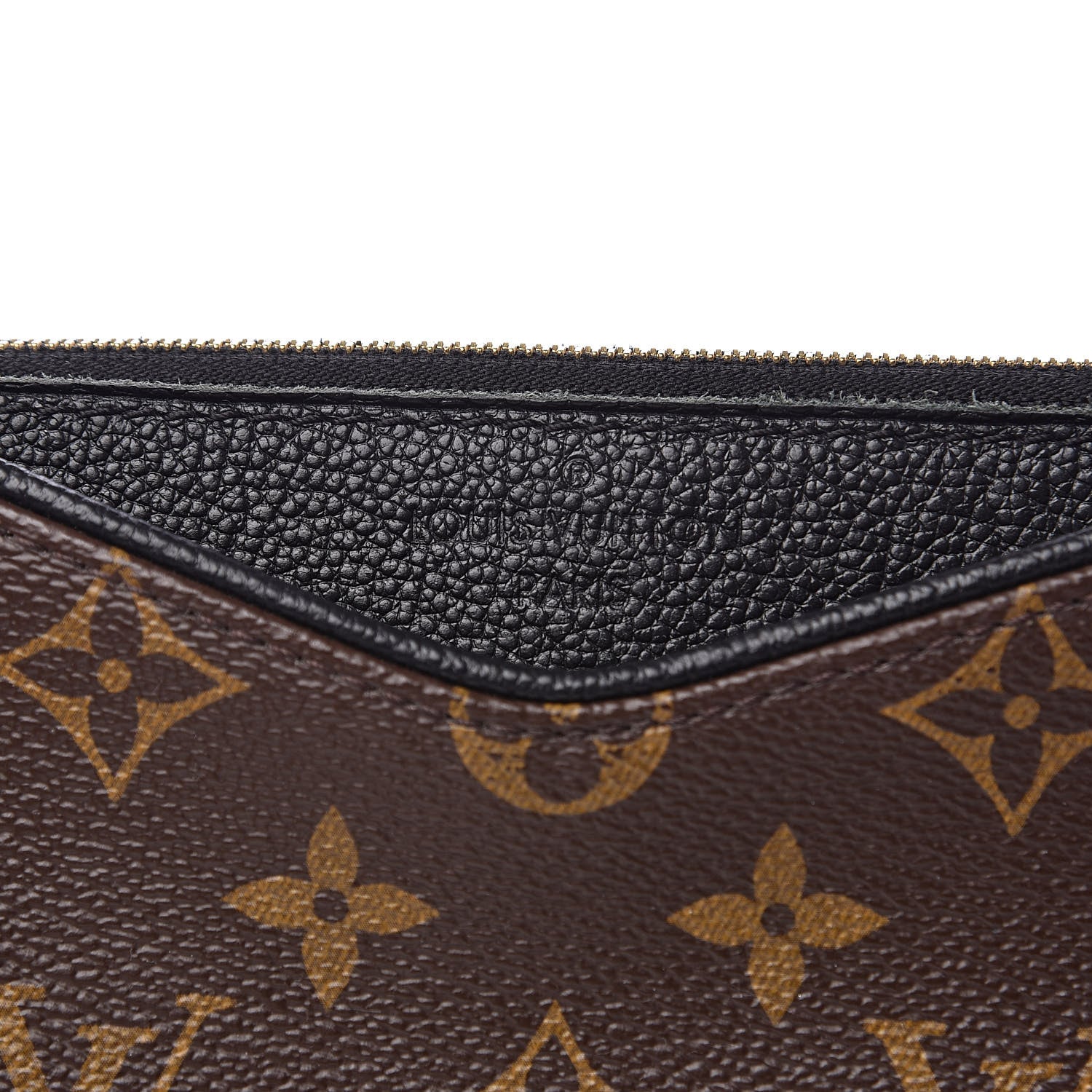 Louis Vuitton Monogram Pallas Clutch Black 9 of 13