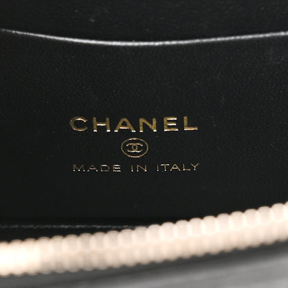 Chanel Lambskin Quilted Small Pillow Crush Vanity Case With Chain Black 6 of 10