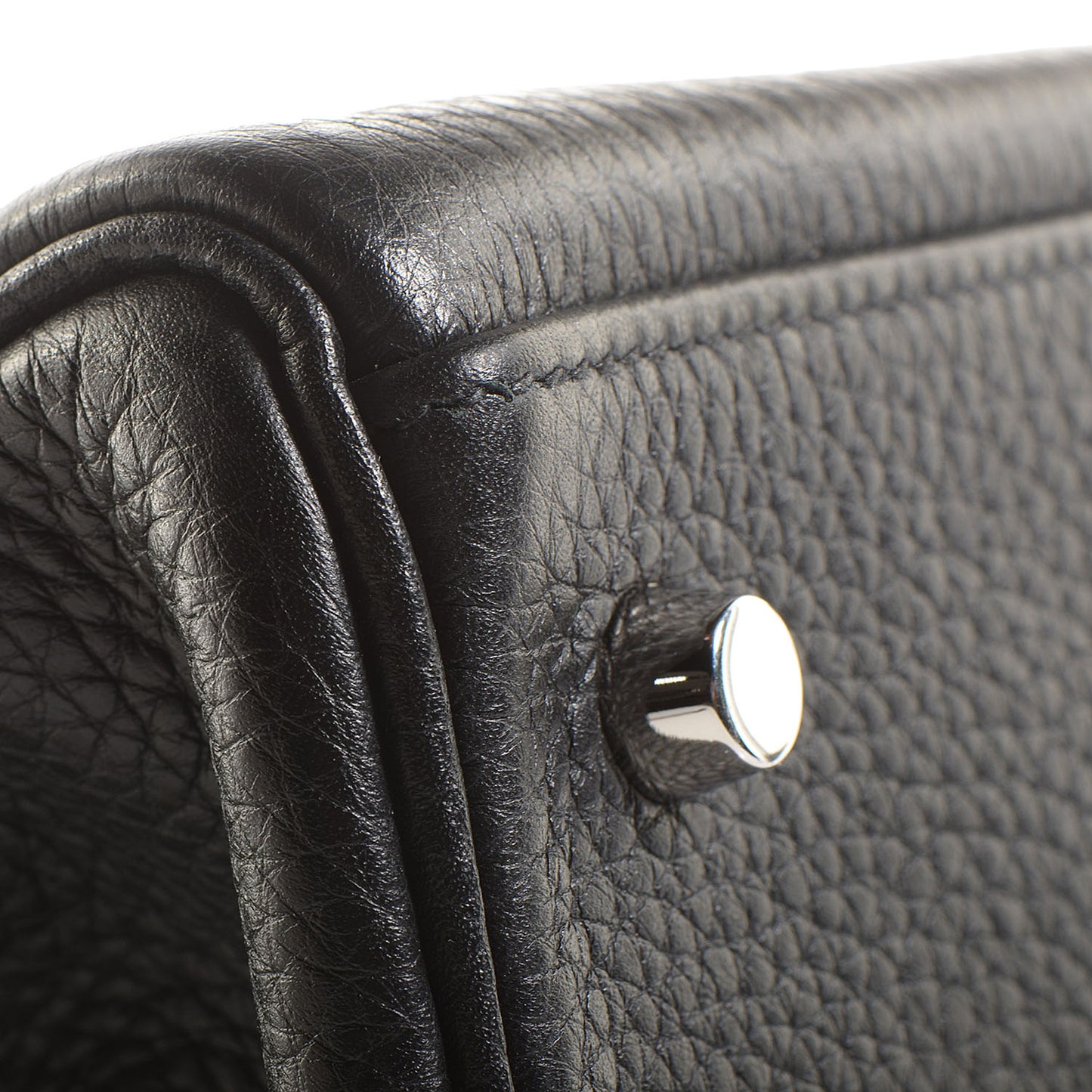 Taurillon Clemence Shoulder Kelly 40 Black