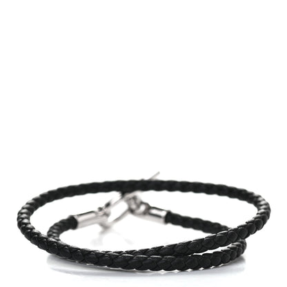 Hermes Swift Double Tour Glenan Bracelet T2 Black 3 of 5