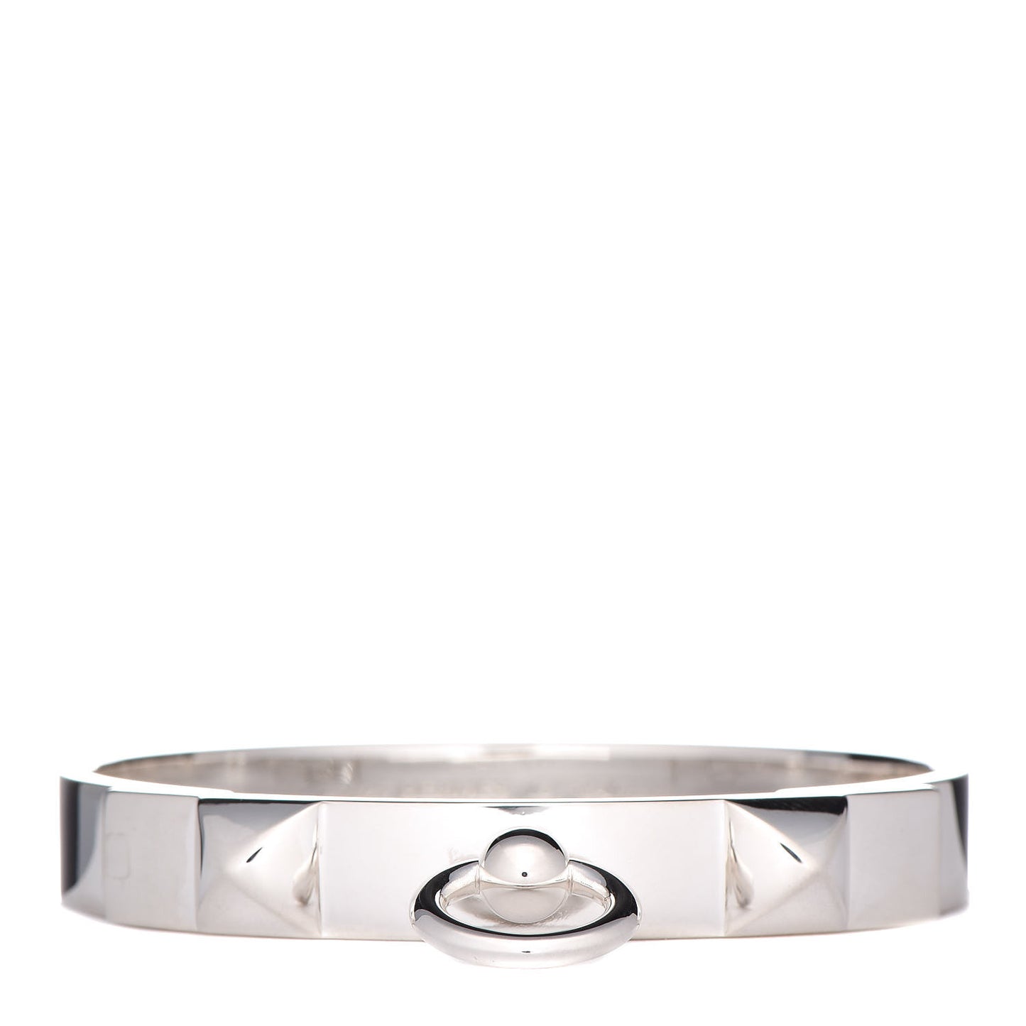 Sterling Silver PM Collier De Chien Bracelet LG