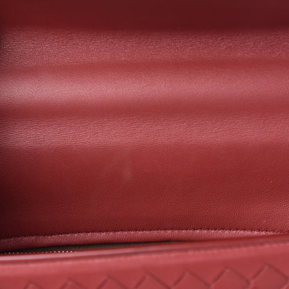 Bottega Veneta Nappa Intrecciato Alumna Bag China Red 12 of 16