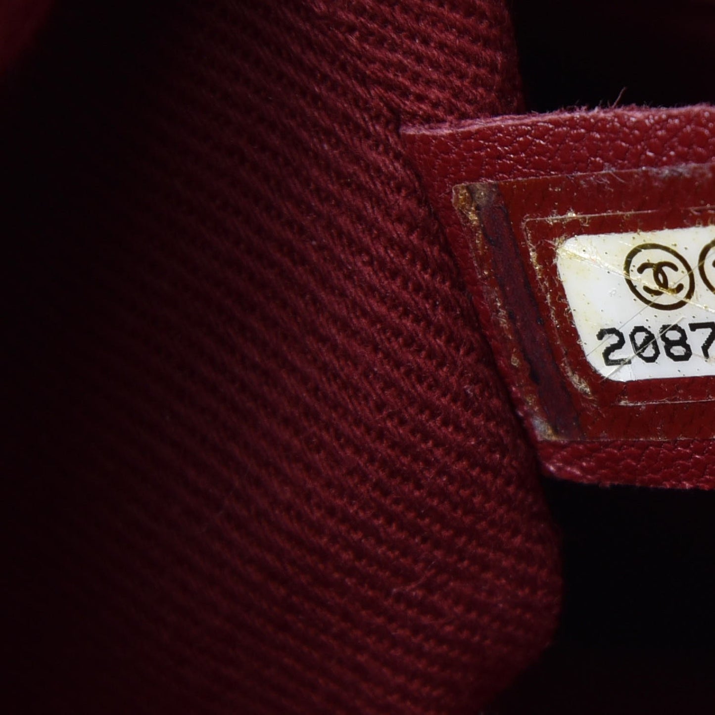 Canvas Large Deauville Tote Red