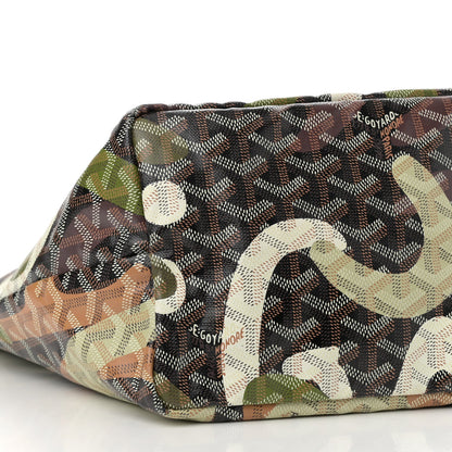Goyard Goyardine Saint Louis Lettres Camouflage PM Black Green 10 of 11