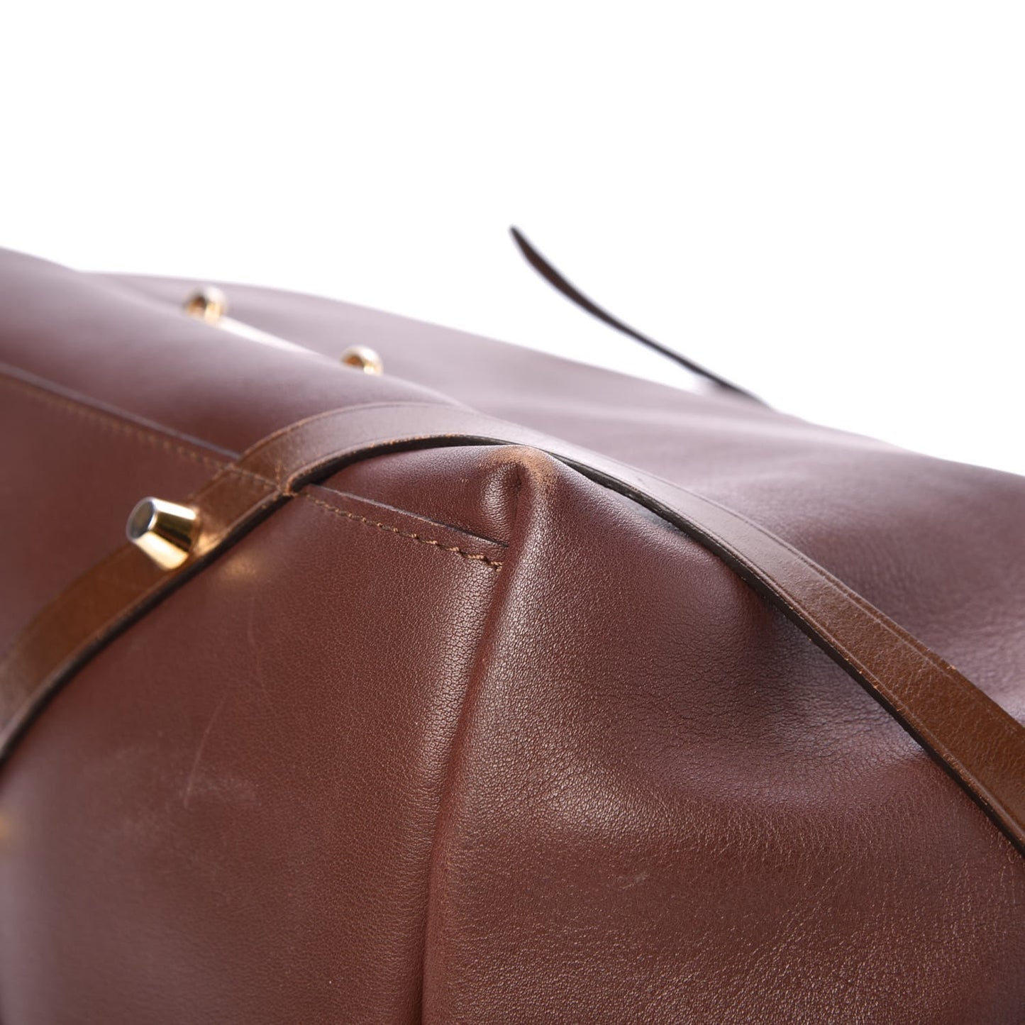 Calfskin House Check Medium Salisbury Tote Brown