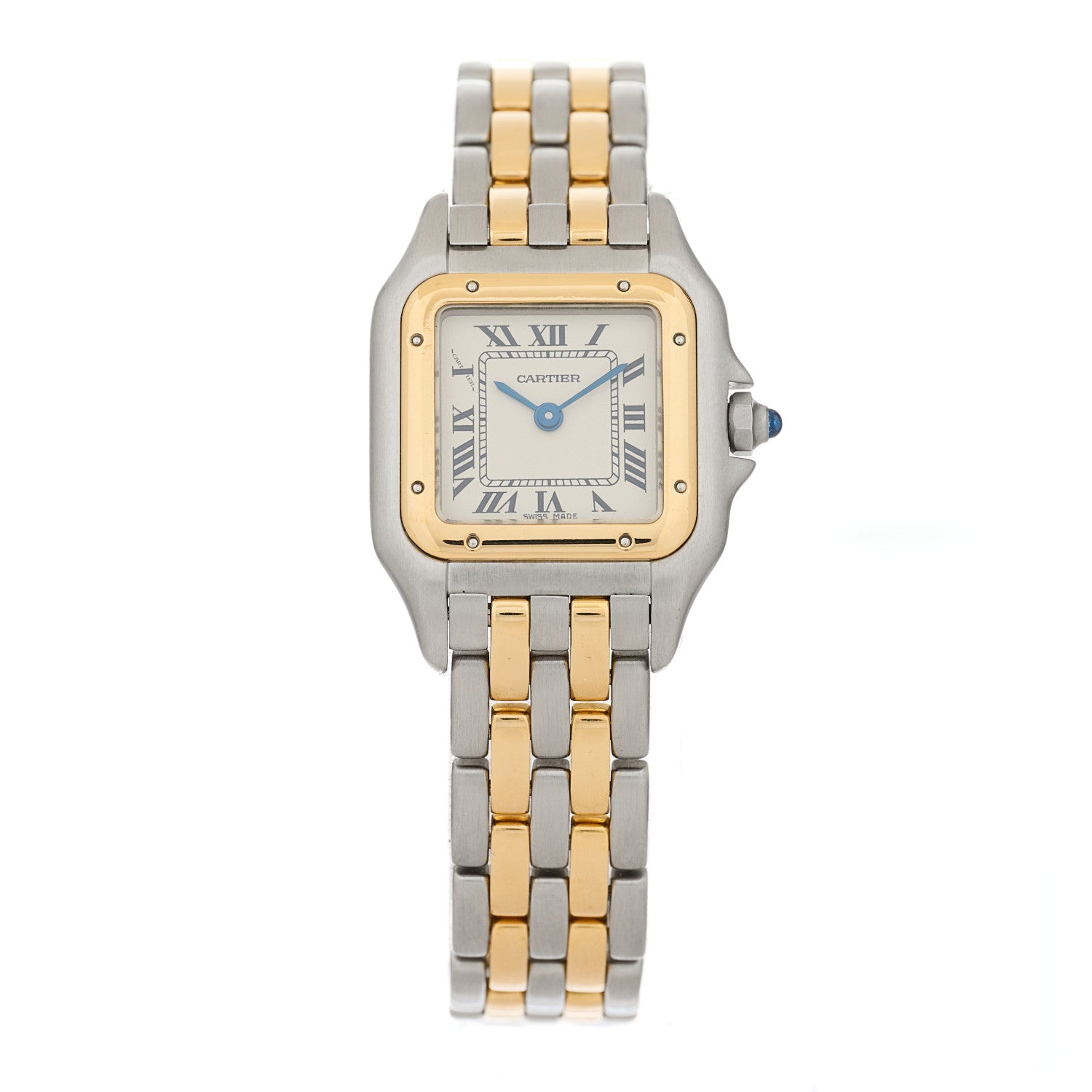 Cartier Stainless Steel 18K Yellow Gold 22mm Panthere Quartz Watch 1 of 4
