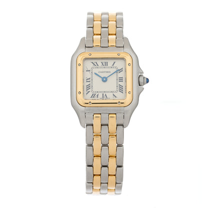 Cartier Stainless Steel 18K Yellow Gold 22mm Panthere Quartz Watch 1 of 4
