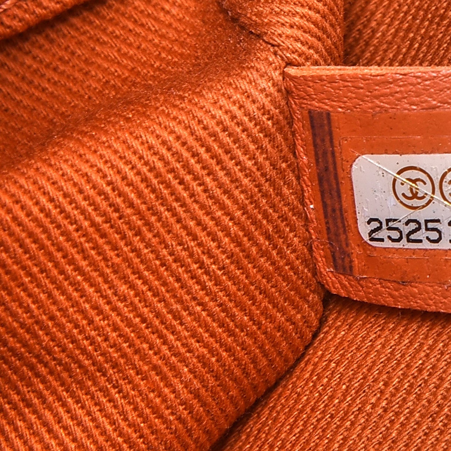 Canvas Large Deauville Tote Brown Light Orange
